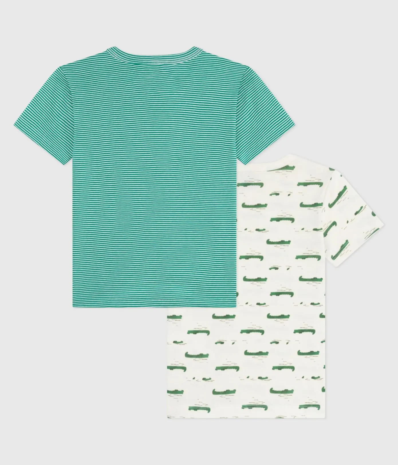 Petit Bateau Unterhemden, Tanktops|T-Shirts, Poloshirts, Hemden*Set kurzärmelige Kinder-T-Shirts aus bedruckter Baumwolle variante 1