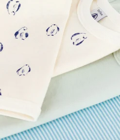 Petit Bateau Bodys*Set langärmeliger Baby-Bodys aus Baumwolle mit Pinguin-Motiv variante 1