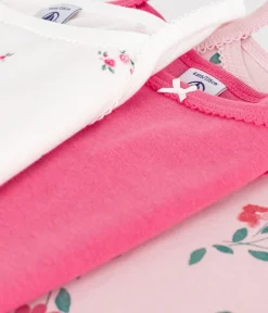Petit Bateau Unterhemden, Tanktops|T-Shirts, Tops, Oberteile*Set Spaghetti-Tops aus Baumwolle mit Blumenmotiv variante 1