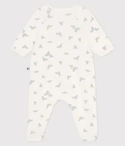 Petit Bateau Schlafanzüge, Strampler|Newborn*Strampler aus Baumwolle mit Seehund-Motiv weiss MARSHMALLOW/weiss MULTICO