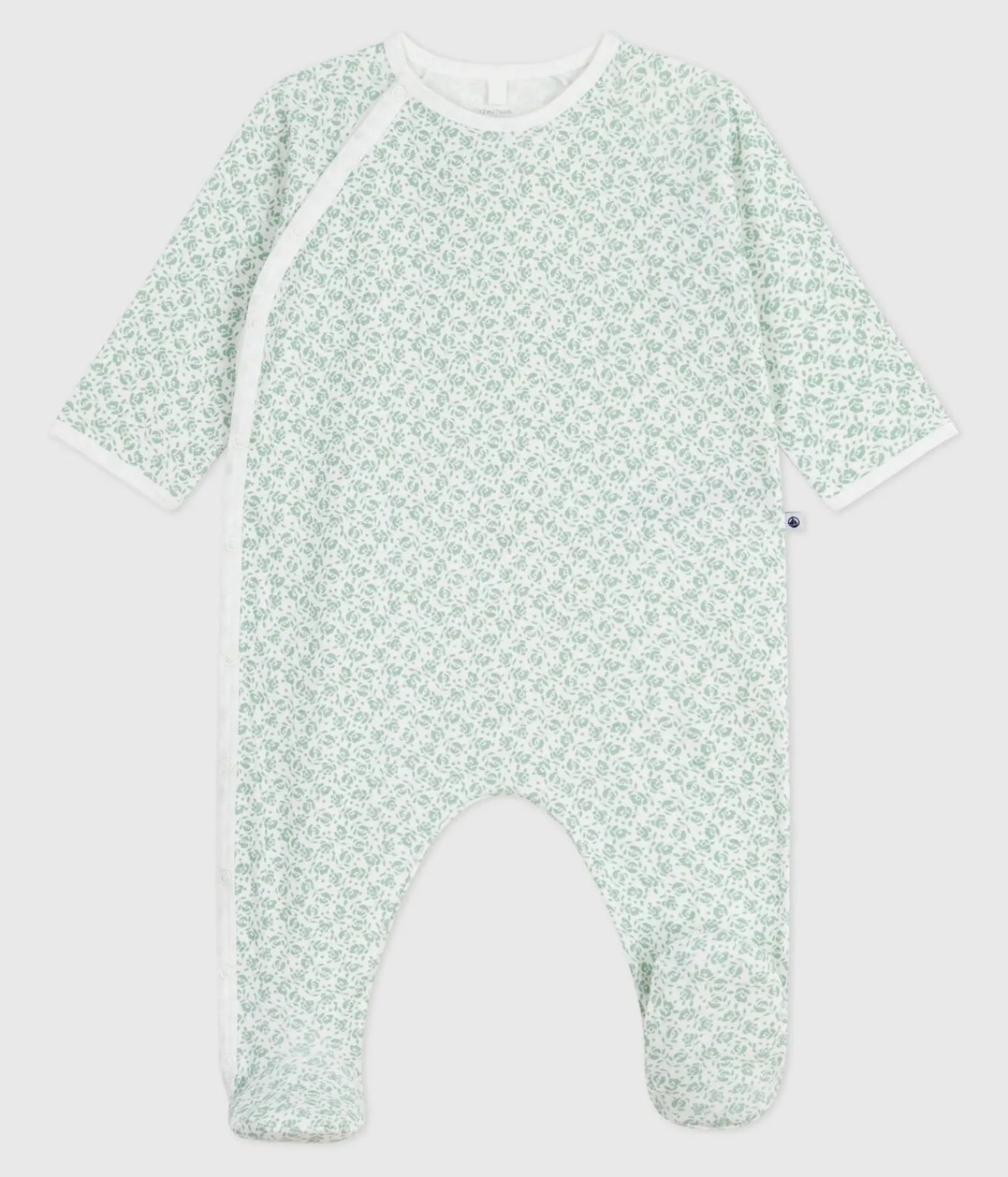 Petit Bateau Schlafanzüge, Strampler|Newborn*Strampler aus Baumwolle mit Blümchen MARSHMALLOW/ PAUL