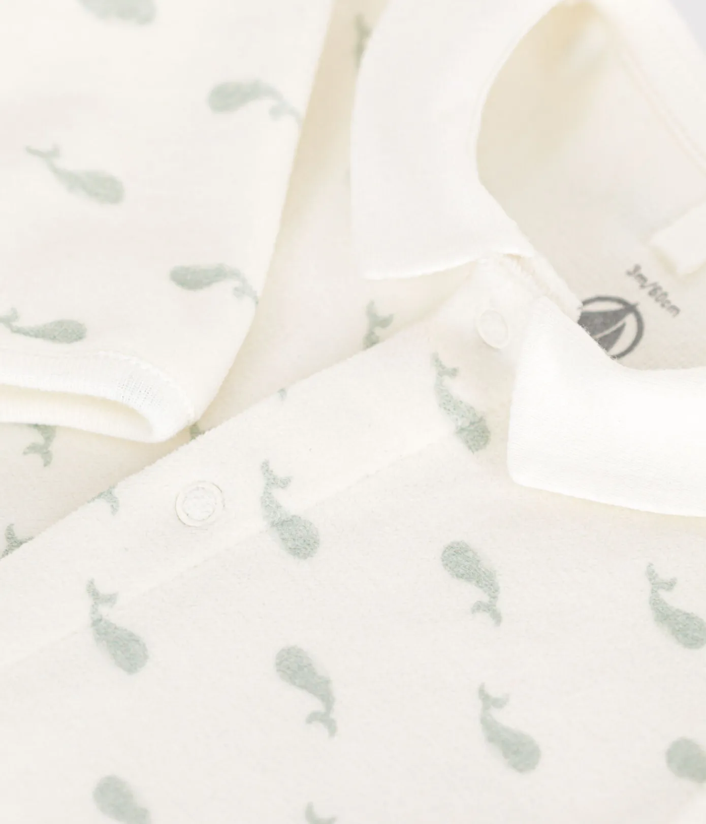 Petit Bateau Schlafanzüge, Strampler|Newborn*Strampler aus Nicki weiss MARSHMALLOW/ HERBIER