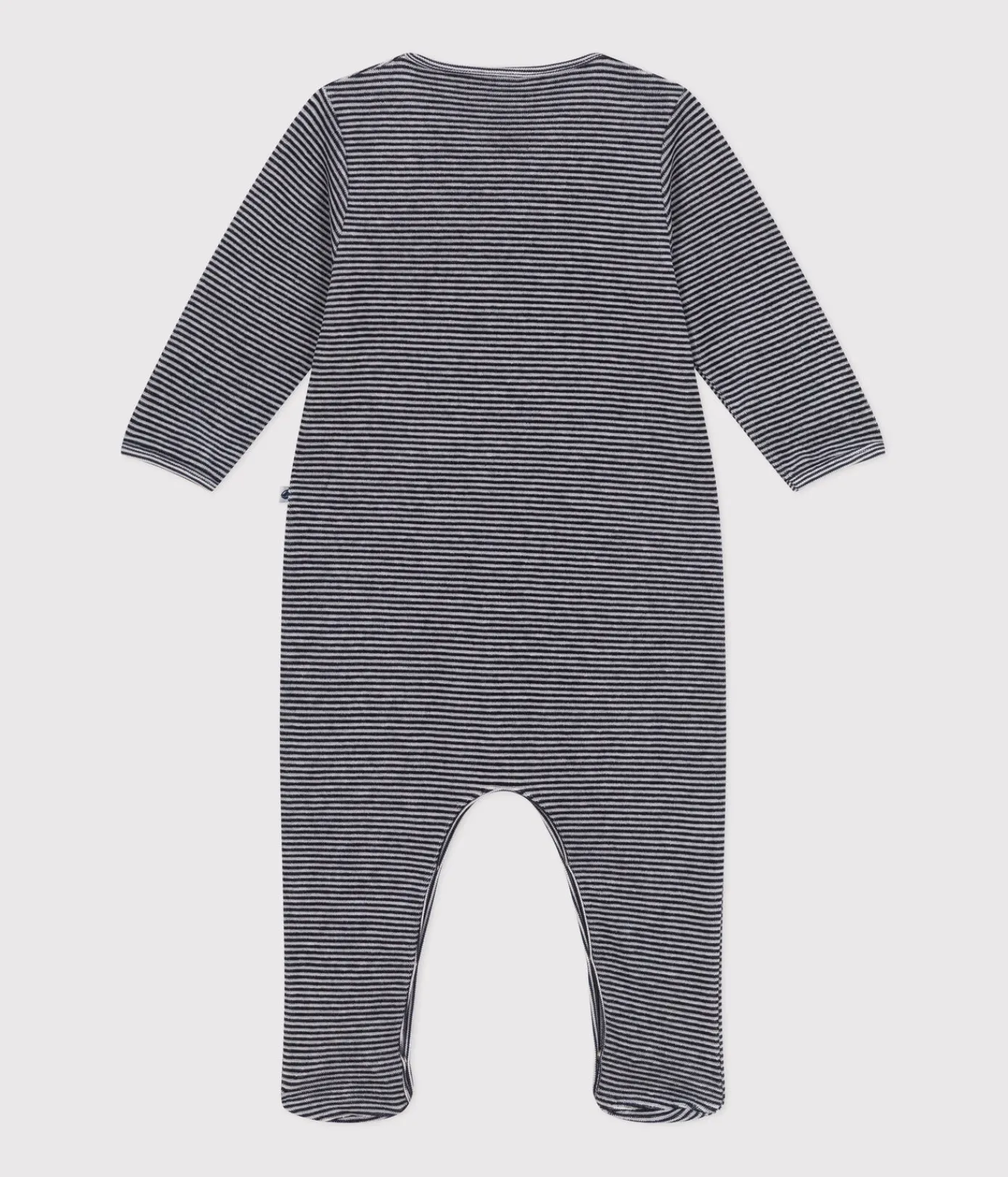 Petit Bateau Schlafanzüge, Strampler|Newborn*Strampler aus Nicki blau SMOKING/weiss MARSHMALLOW