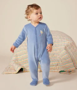 Petit Bateau Schlafanzüge, Strampler*Strampler aus Nicki blau BEACH