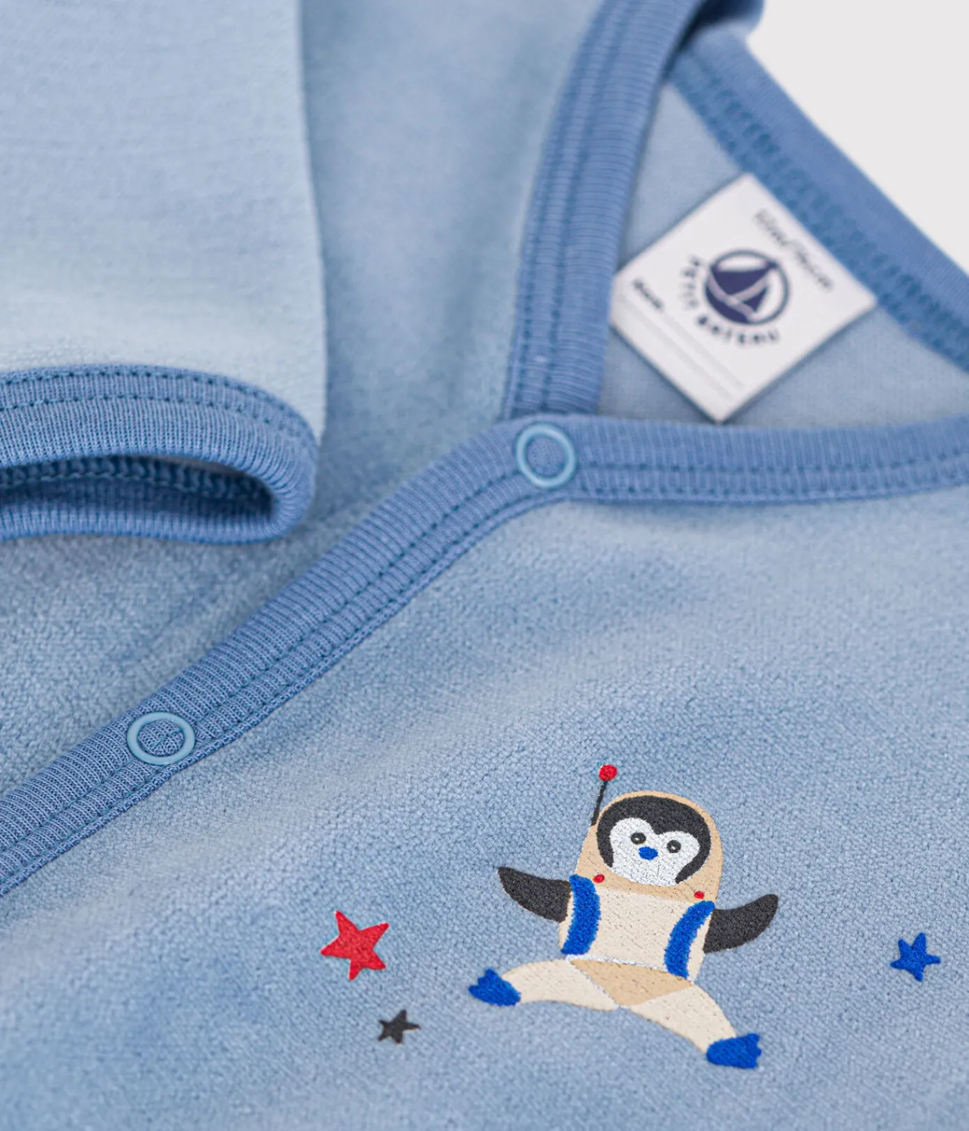 Petit Bateau Schlafanzüge, Strampler*Strampler aus Nicki blau BEACH