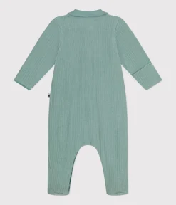 Petit Bateau Schlafanzüge, Strampler|Newborn*Strampler aus Nicki grün PAUL