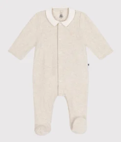 Petit Bateau Schlafanzüge, Strampler|Newborn*Strampler aus Nicki beige MONTELIMAR CHINE