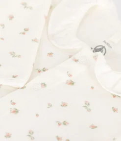 Petit Bateau Schlafanzüge, Strampler|Newborn*Strampler aus Nicki weiss MARSHMALLOW/weiss MULTICO