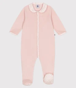 Petit Bateau Schlafanzüge, Strampler*Strampler aus Nicki mit Kragen rosa SALINE