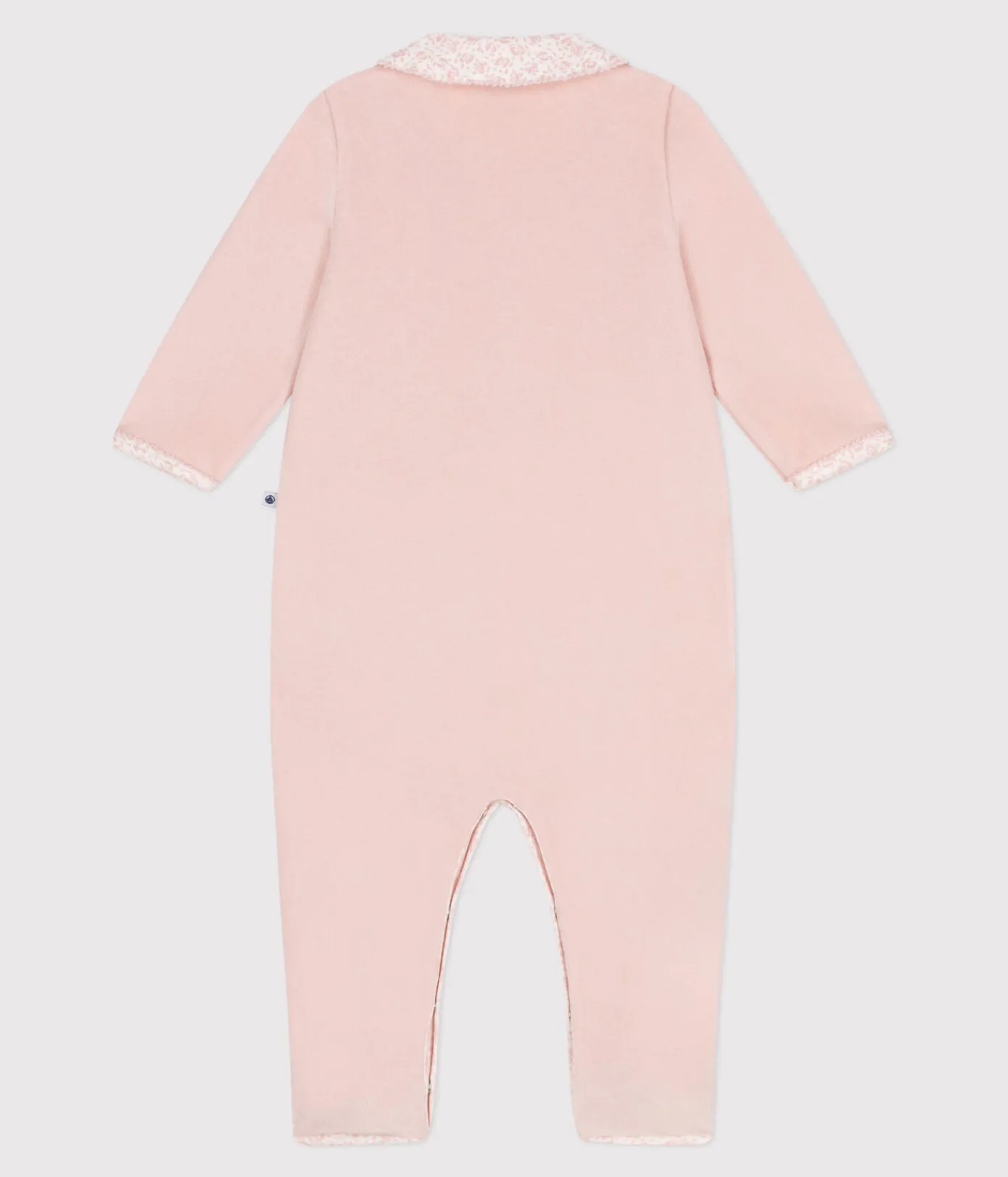 Petit Bateau Schlafanzüge, Strampler*Strampler aus Nicki mit Kragen rosa SALINE