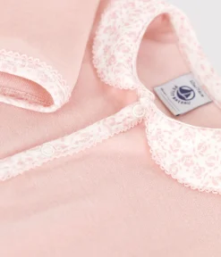 Petit Bateau Schlafanzüge, Strampler*Strampler aus Nicki mit Kragen rosa SALINE