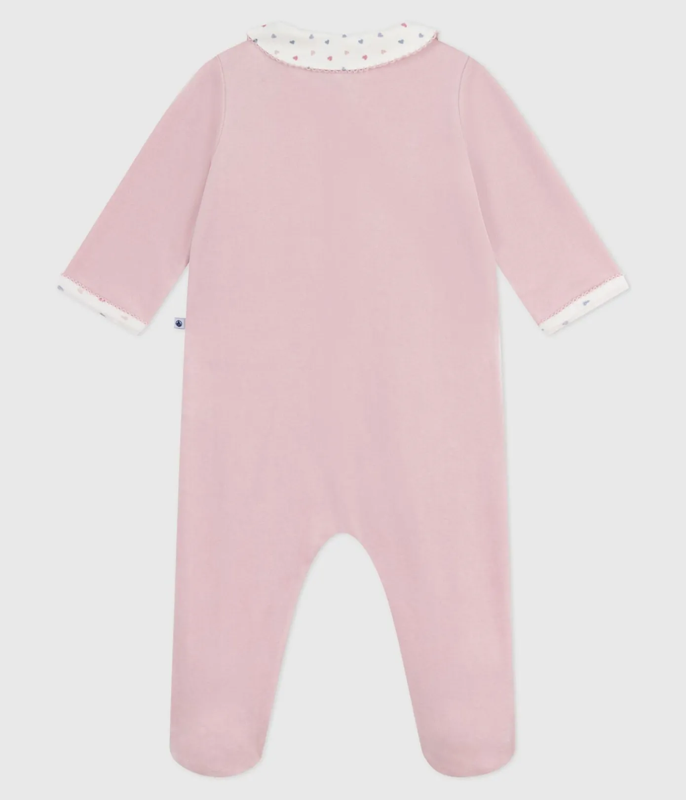 Petit Bateau Schlafanzüge, Strampler*Strampler mit Kragen aus Nicki rosa JOLI