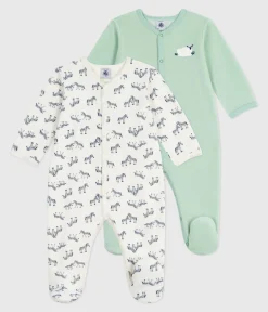 Petit Bateau Schlafanzüge, Strampler*Strampler-Set aus bedruckter Baumwolle variante 1