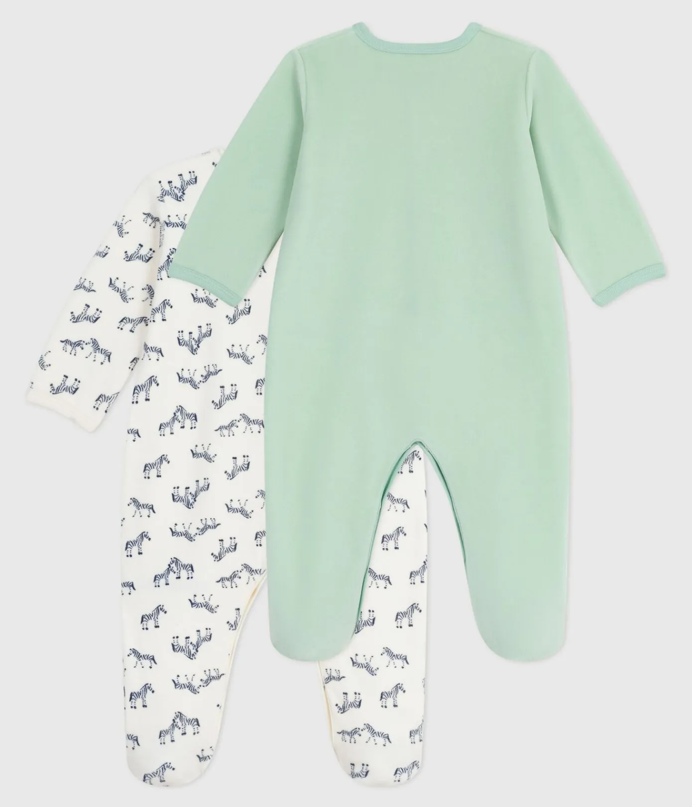Petit Bateau Schlafanzüge, Strampler*Strampler-Set aus bedruckter Baumwolle variante 1