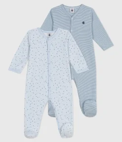 Petit Bateau Schlafanzüge, Strampler*Strampler-Set aus bedruckter Baumwolle variante 1