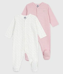 Petit Bateau Schlafanzüge, Strampler*Strampler-Set aus bedruckter Baumwolle variante 1