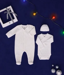 Petit Bateau Newborn*3-teiliges Baby-Set variante 1