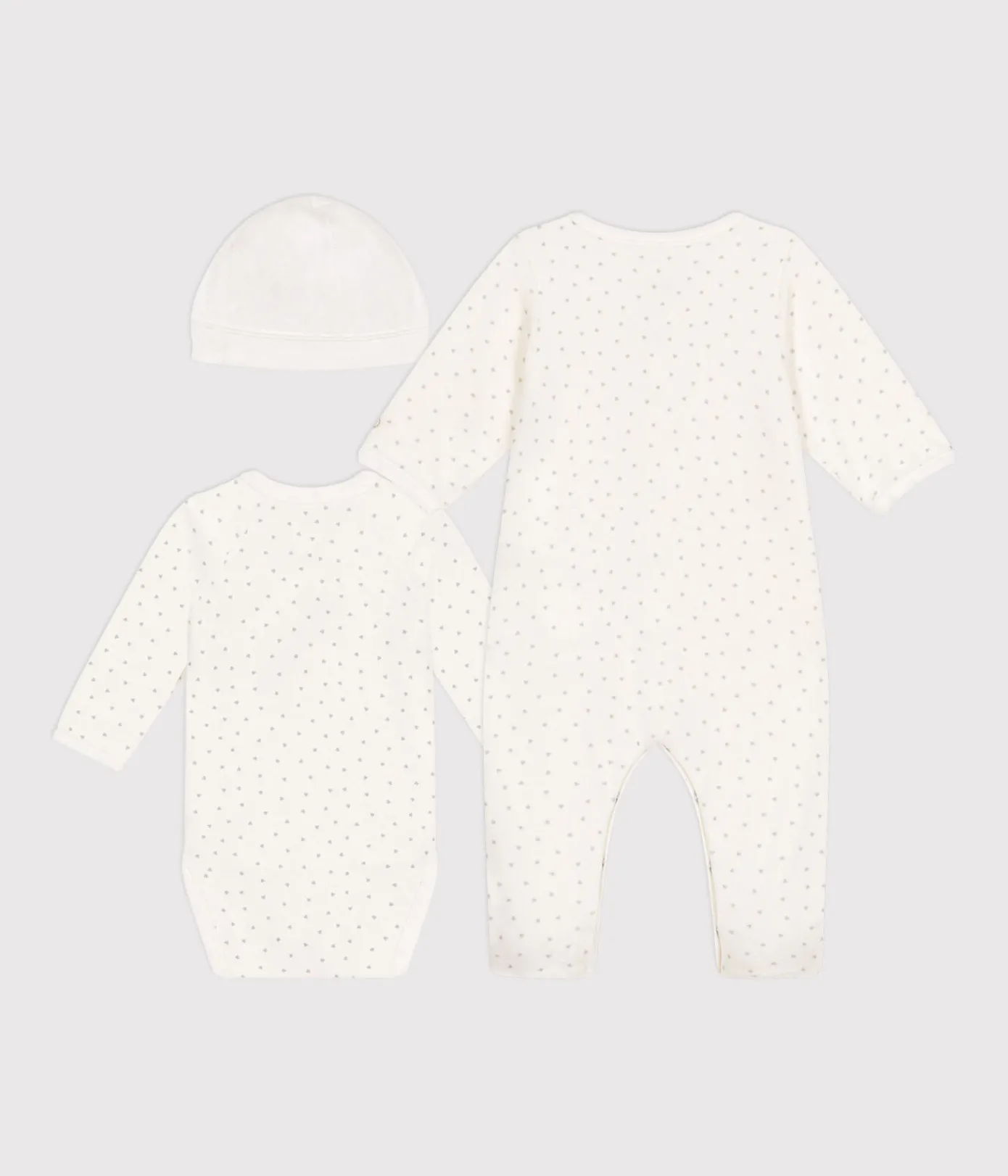 Petit Bateau Newborn*3-teiliges Baby-Set variante 1