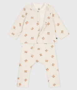 Petit Bateau Sets, Overalls & Latzhosen|Newborn*3-teiliges Baby-Set aus Baumwolle mit Roten Pandas MILK/ MULTICO