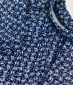 Petit Bateau Bademode, Uv-Kleidung*T-Shirt mit UV-Schutz Kinder/Mädchen INCOGNITO/ MARSHMALLOW