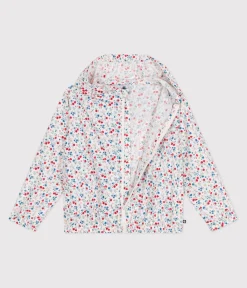 Petit Bateau Mäntel, Jacken, Regenjacken*Ultraleichte Kinder-Windjacke weiss MARSHMALLOW/weiss MULTICO