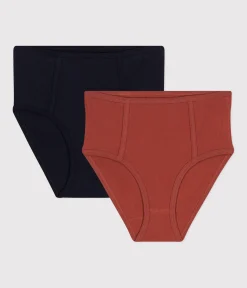 Petit Bateau Bhs, Slips, Bodys*Unifarbene Damenhöschen aus Baumwolle und Elastan im 2er-Set variante 1