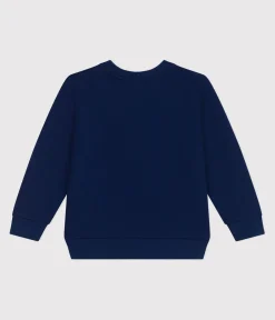 Petit Bateau Sweatshirts, Pullover, Cardigans*Unisex Kinder-Sweatshirt aus bedruckter Baumwolle blau MEDIEVAL