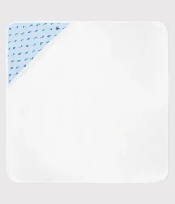 Petit Bateau Badetücher, Badecapes​|Newborn*Viereckiges Baby-Badetuch aus Baumwolle blau TOUDOU/ ALASKA