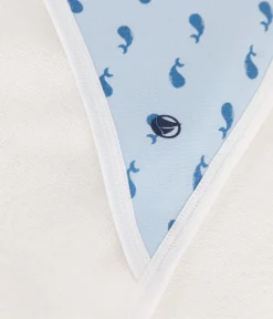 Petit Bateau Badetücher, Badecapes​|Newborn*Viereckiges Baby-Badetuch aus Baumwolle blau TOUDOU/ ALASKA