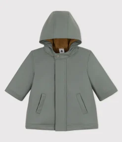 Petit Bateau Jacken, Anoraks*Warme Baby-Regenjacke grün THUYA