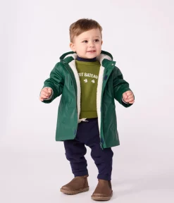 Petit Bateau Jacken, Anoraks*Warme Baby-Regenjacke mit Sherpa WILLOW