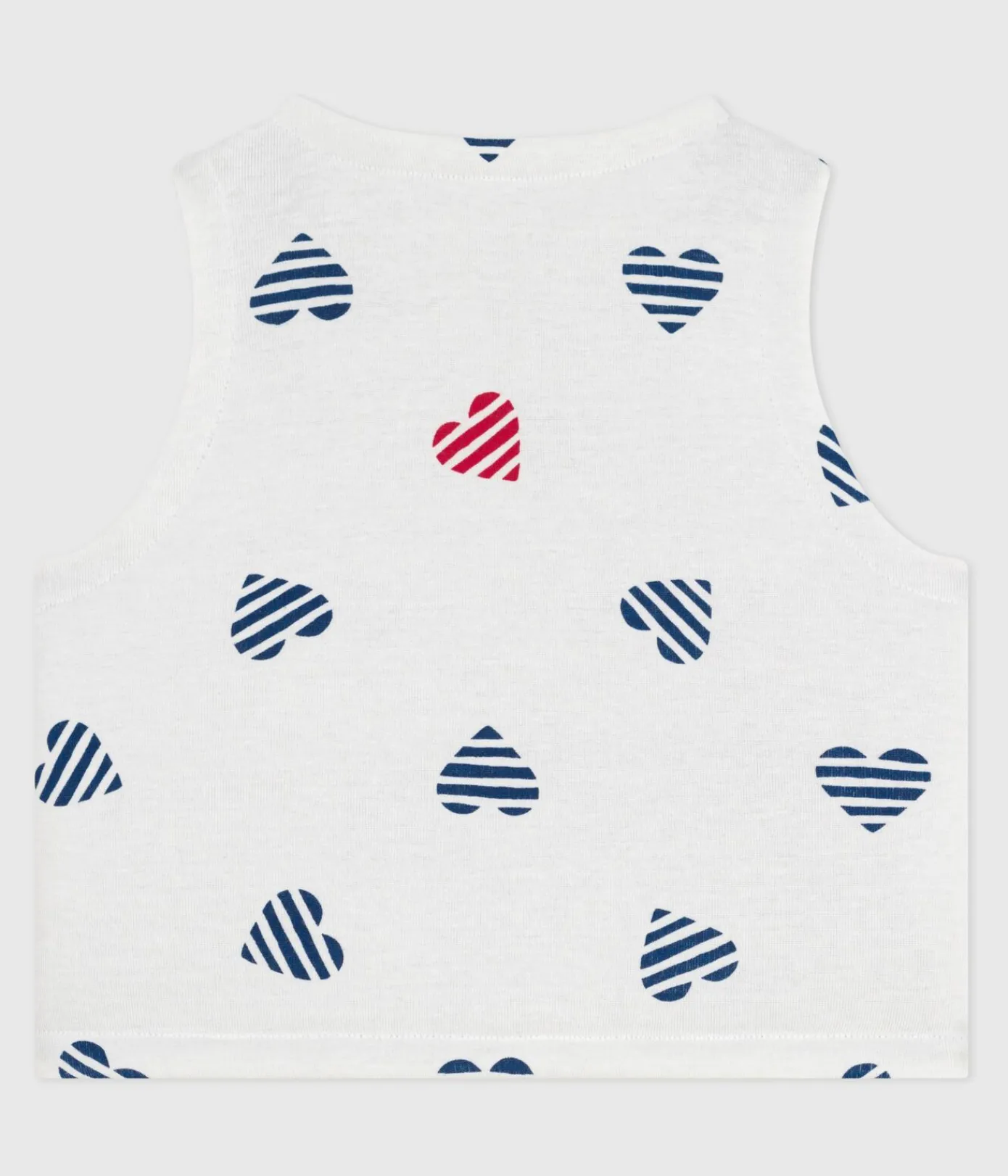 Petit Bateau Pullover, Cardigans*Wendbare Baby-Weste aus bedruckter Baumwolle ROT MARSHMALLOW/ SPI