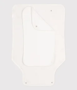 Petit Bateau Lätzchen​|Newborn*Wickelunterlage aus Baumwolle für Babys weiss MARSHMALLOW/ROT TERKUIT