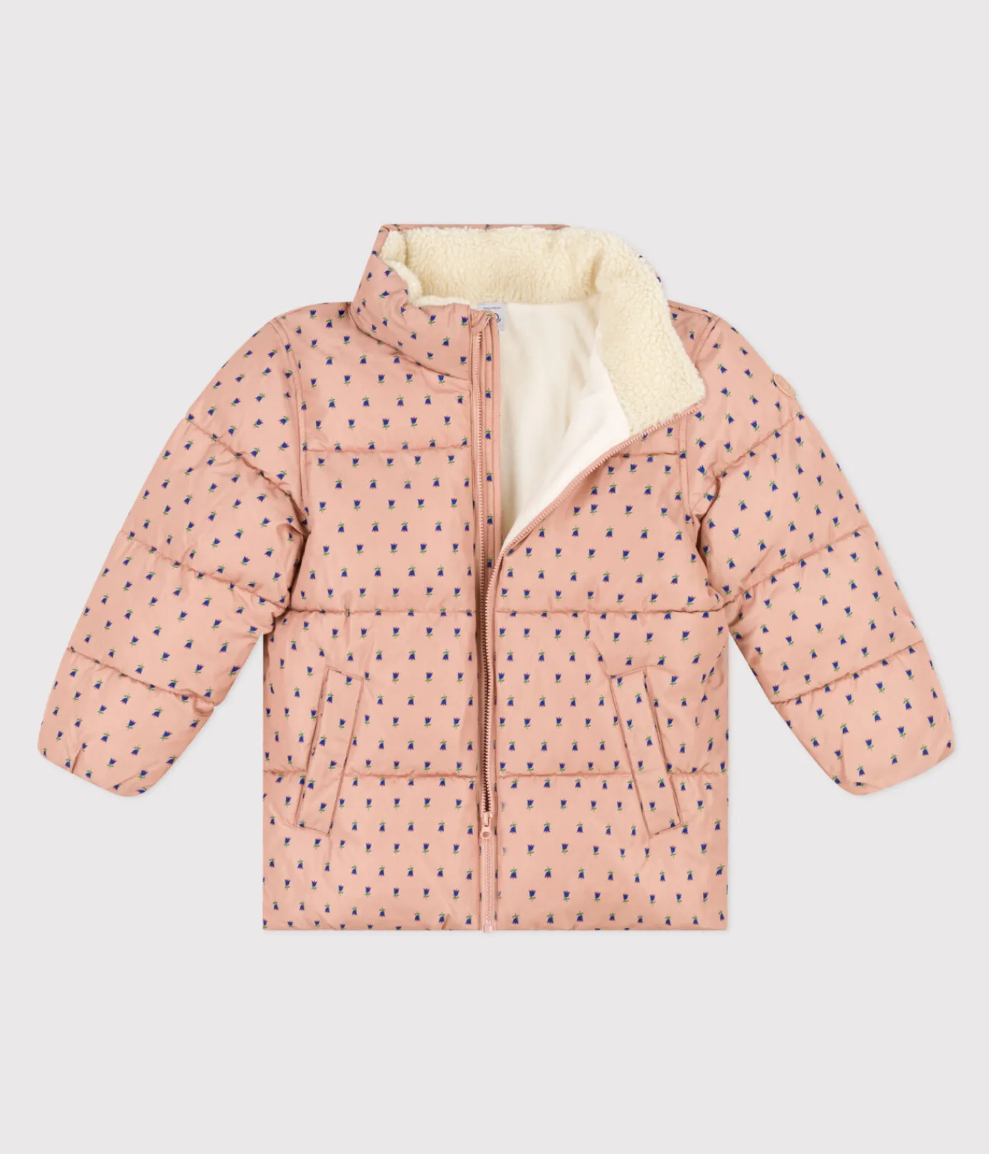 Petit Bateau Mäntel, Jacken, Regenjacken*Winterjacke mit ausziehbarer Kapuze für Mädchen VINTAGE/ MULTICO